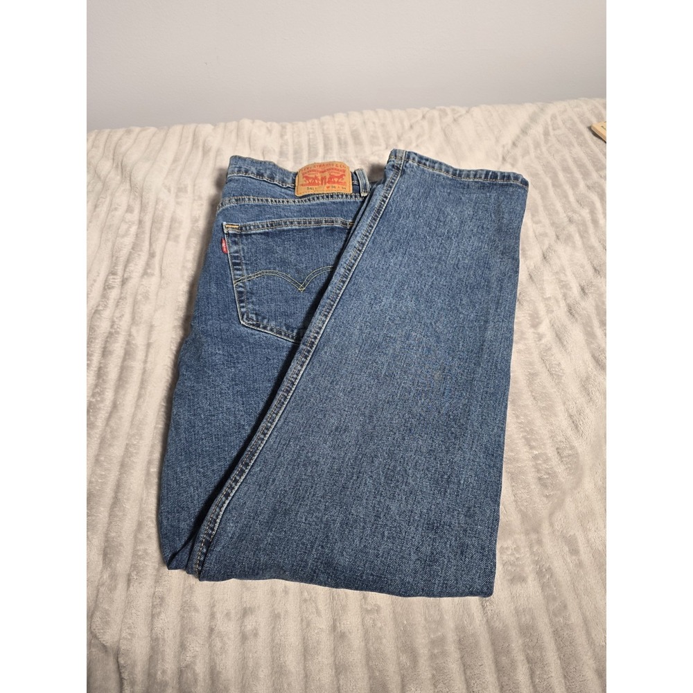 Levi's 541 Athletic Straight Leg Jeans Men's W36 L34 Blue Denim. 060